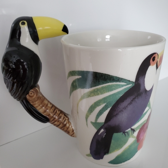 3D🦜 PARROT HANDLE MUG - Picture 3 of 11